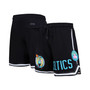 Men's Black Boston Celtics Washed Neon Shorts