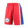 Men's Red Philadelphia 76Ers Hardwood Classics 75th Anniversary Swingman Shorts
