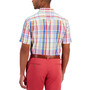 Men's Espuma Regular-Fit Plaid Button-Down Poplin Shirt, Created for Macy's