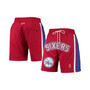 Men's Red, Royal Philadelphia 76Ers 1996-97 Hardwood Classics Just Don Authentic Shorts