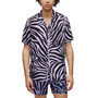 Men's Ellino Regular-Fit Zebra-Print Shirt