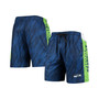 Men's College Navy Seattle Seahawks Static Mesh Shorts