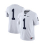 Men's #1 White Penn State Nittany Lions Game Player Jersey