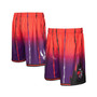 Men's Red, Purple Toronto Raptors 1998/99 Hardwood Classics Fadeaway Reload 3.0 Swingman Shorts