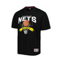 Men's Black Brooklyn Nets Tim Backboard T-shirt
