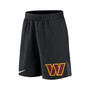 Men's Black Washington Commanders Stretch Performance Shorts