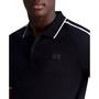 Karl Lagerfeld Men's Patch Logo Button Placket Polo Shirt