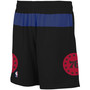 Men's Black, Royal Philadelphia 76Ers Hardwood Classic Reload Swingman Shorts