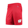 Men's Red Wisconsin Badgers College Mesh Shorts