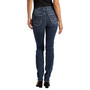 Suki Curvy Mid Rise Straight-Leg Jeans