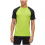 Men's Reflective Logo Color-Blocked Slim-Fit T-shirt