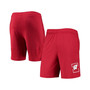 Men's Red Wisconsin Badgers Mesh Raid Performance Shorts