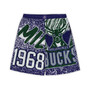 Men's Purple Milwaukee Bucks Big and Tall Hardwood Classics Jumbotron Shorts