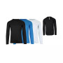 Men's Long Sleeve Moisture-Wicking Performance Tee, Pack of 3