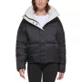 Women's Reversible Oversized Zip-Up Puffer Jacket