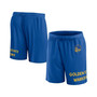 Men's Branded Royal Golden State Warriors Free Throw Mesh Shorts