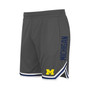 Men's Charcoal Michigan Wolverines Continuity Shorts