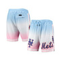 Men's Blue, Pink New York Mets Team Logo Pro Ombre Shorts