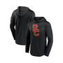Men's Branded Heather Black USC Trojans Transitional Hoodie T-shirt