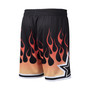 Men's Black Orlando Magic Hardwood Classics 1994/95 Flames Swingman Shorts