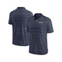 Men's College Navy Seattle Seahawks Sideline Lock Up Victory Performance Polo Shirt