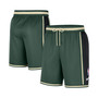 Men's Hunter Green Milwaukee Bucks Pre-Game Performance Shorts