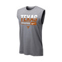Men's Heathered Gray Texas Longhorns Wordmark Drop Legend Performance Tank Top