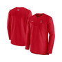 Men's Red Los Angeles Angels Authentic Collection Game Time Performance Half-Zip Top
