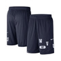 Men's Navy West Virginia Mountaineers Wordmark Performance Shorts