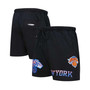 Men's Black New York Knicks City Scape Mesh Shorts