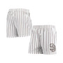 Men's White San Diego Padres Vigor Pinstripe Boxer Shorts