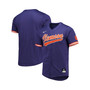 Men's Purple Clemson Tigers Replica Baseball Jersey