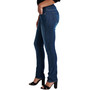 Women's Peri Pull On Mid Rise High Stretch Straight Jeans