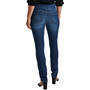 Women's Peri Pull On Mid Rise High Stretch Straight Jeans