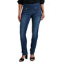 Women's Peri Pull On Mid Rise High Stretch Straight Jeans