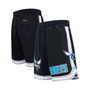 Men's Black Charlotte Hornets Chenille Team Shorts