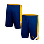 Men's Navy, Gold West Virginia Mountaineers Am I Wrong Reversible Shorts