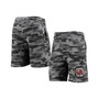 Men's Charcoal, Gray South Carolina Gamecocks Camo Backup Terry Jam Lounge Shorts