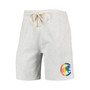 Men's Oatmeal Chicago Cubs Mainstream Logo Terry Tri-Blend Shorts