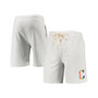 Men's Oatmeal Cleveland Guardians Mainstream Logo Terry Tri-Blend Shorts