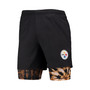 Men's Black Pittsburgh Steelers Running Shorts