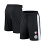 Men's Branded Black Brooklyn Nets 75th Anniversary Downtown Performance Practice Shorts