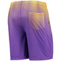 Men's Purple and Gold Minnesota Vikings Pixel Gradient Training Shorts