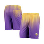 Men's Purple and Gold Minnesota Vikings Pixel Gradient Training Shorts