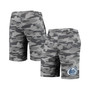 Men's Charcoal, Gray Penn State Nittany Lions Camo Backup Terry Jam Lounge Shorts