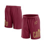 Men's Branded Wine Cleveland Cavaliers Free Throw Mesh Shorts