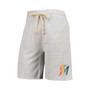 Men's Oatmeal Miami Marlins Mainstream Logo Terry Tri-Blend Shorts