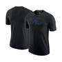 Men's Heather Black Dallas Mavericks Courtside Versus Flight Max90 T-shirt