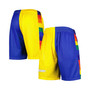 Men's Royal and Gold Denver Nuggets Hardwood Classics 1991 Split Swingman Shorts