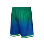 Men's Green and Navy Dallas Mavericks 1998/99 Hardwood Classics Fadeaway Reload 3.0 Swingman Shorts